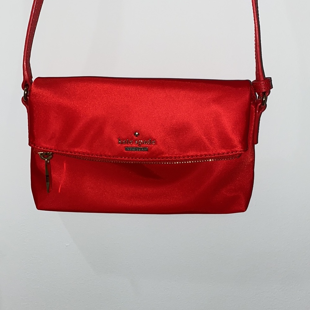 Authentic Kate Spade Red Crossbody - Picture 7 of 9